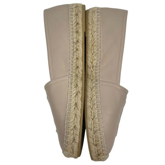 Saint Laurent Logo Monogram Nappa Leather Espadrilles Rose Poudre Size 38 - Picture 7 of 16